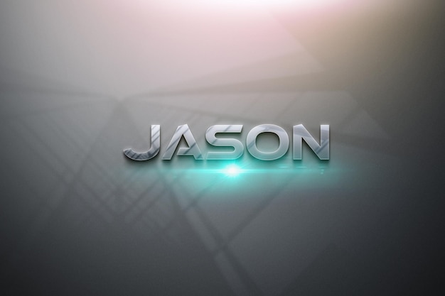FUNDO DO NOME EM 3D DE MODELO