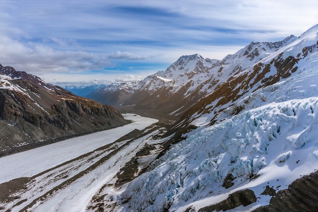 fundo do panorama da montanha