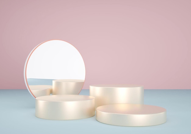 Fundo do produto de renderização 3D