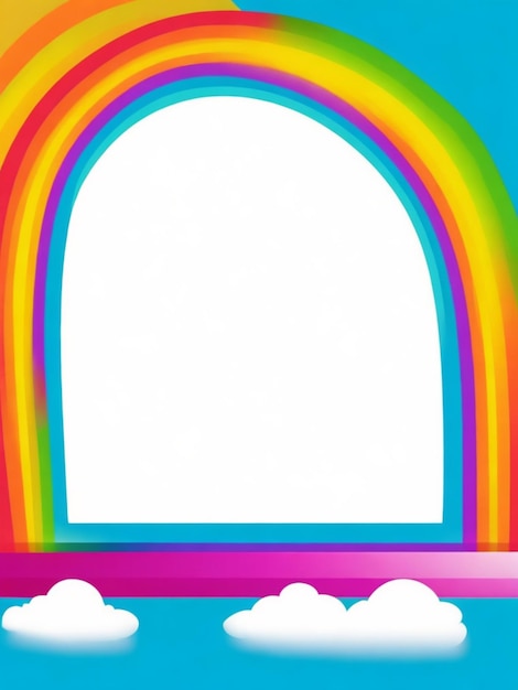 Foto fundo do quadro arco-íris