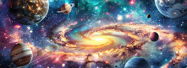 fundo do universo AI gerado