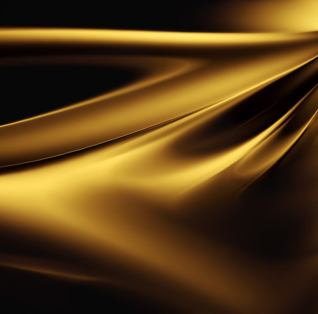 Fundo dourado abstrato com linhas suaves