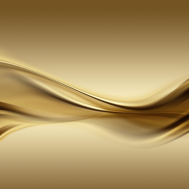 Fundo dourado abstrato com linhas suaves