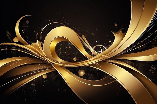 fundo dourado abstrato