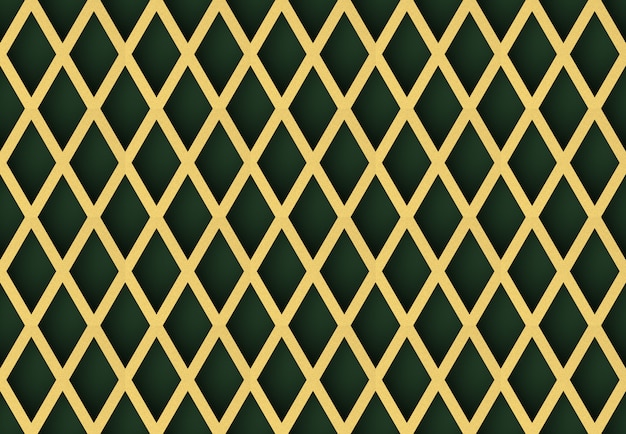 Fundo dourado luxuoso moderno sem emenda da parede do teste padrão de grade.