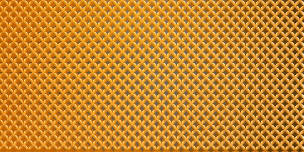 Foto fundo dourado sem costura padrão geométrico com efeito dourado