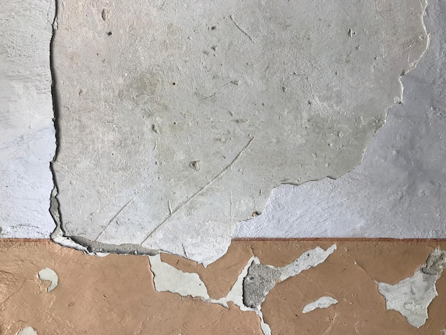 fundo e textura de parede danificados