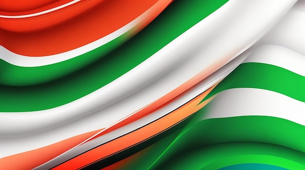 Fundo elegante moderno ondulado bandeira indiana