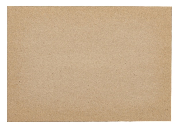 Fundo em branco de papel castanho com textura