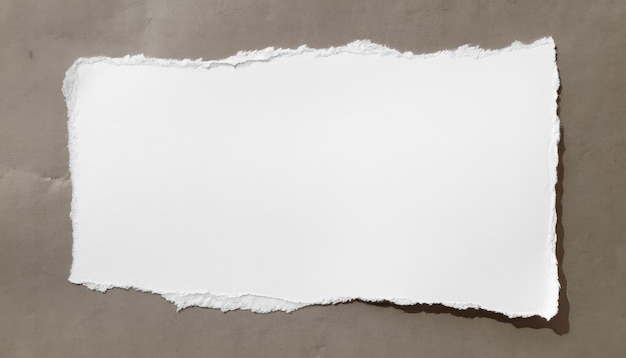 Fundo em branco vintage com textura de papel rasgado