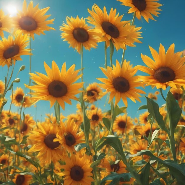 Fundo ensolarado de verão