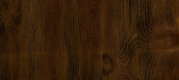 Fundo escuro textura marrom madeira lacada Superfície plana vazia Padrão natural na placa