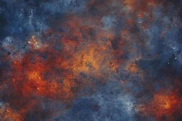Fundo espacial abstrato com estrelas e nebulosas Fundo espacial cósmico