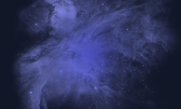 fundo espacial com nebulosa e galáxia realistas