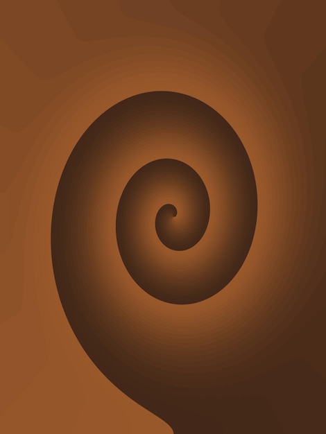 Fundo espiral marrom abstrato. Pode ser usado como papel de parede.
