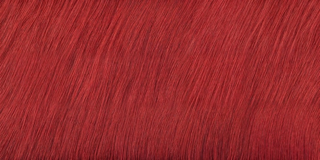 Fundo feito de fios de cabelo vermelho Ilustração de fios brilhantes IA geradora