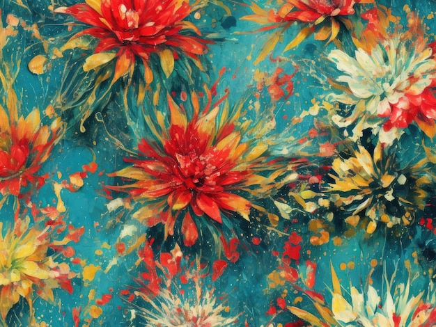 fundo floral abstrato