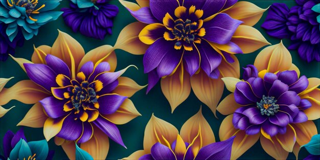 fundo floral abstrato