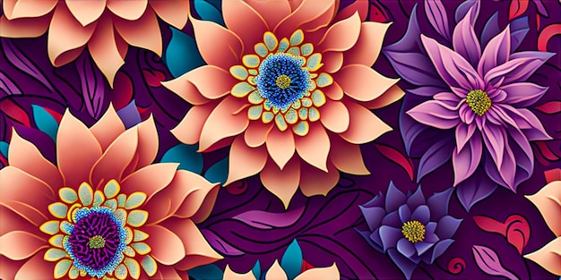 fundo floral abstrato