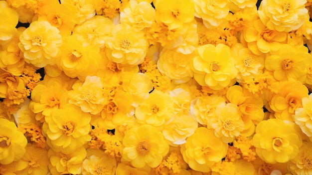 Fundo floral amarelo close-up de belo fundo floral amarelo