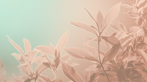 Foto fundo floral com cores pastel e espaço de cópia