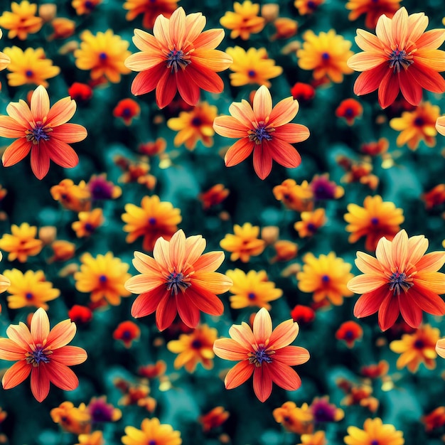 Fundo floral moderno