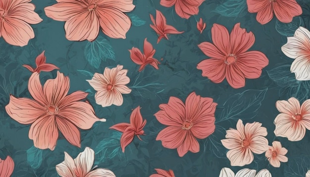 Fundo Floral Pastel