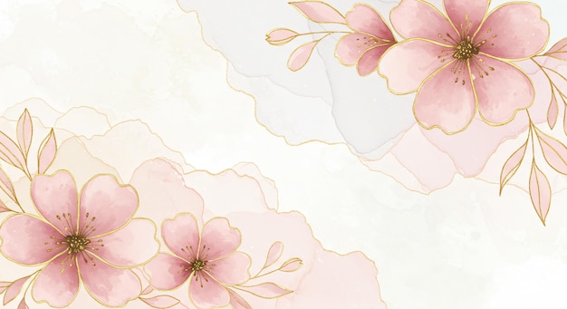 Fundo floral rosa