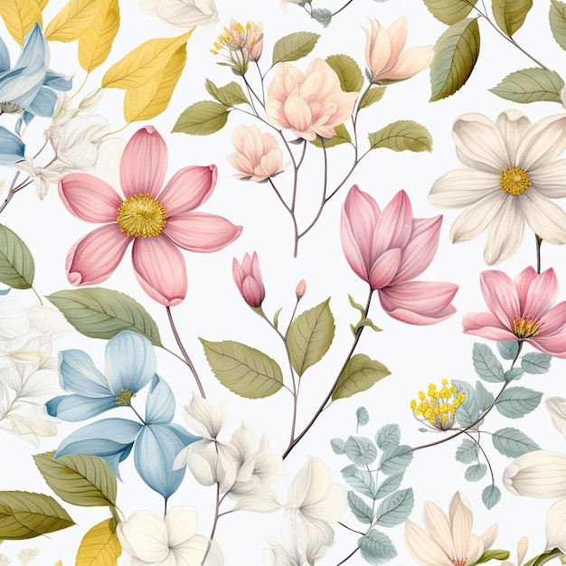 fundo floral