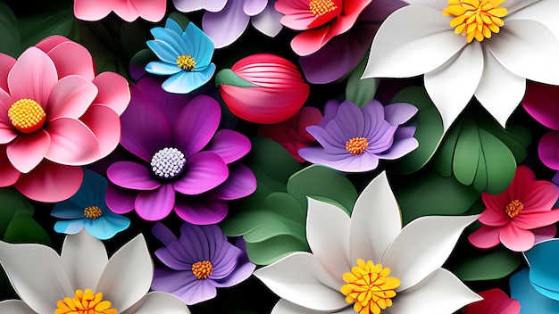 fundo floral