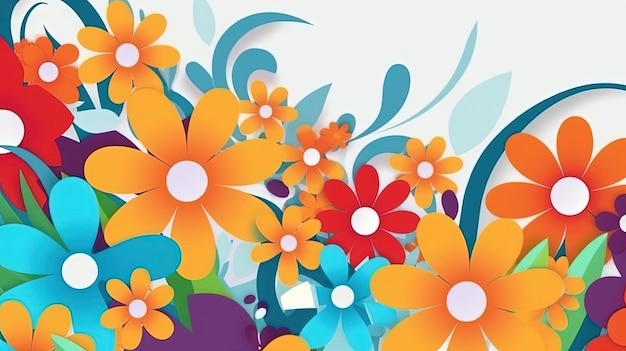 fundo floral