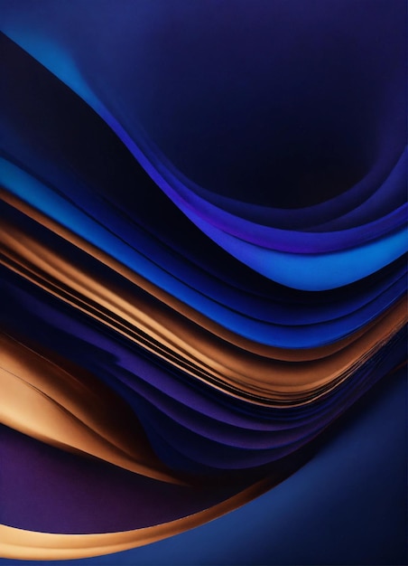 fundo fluido abstrato indigo escuro arte behance