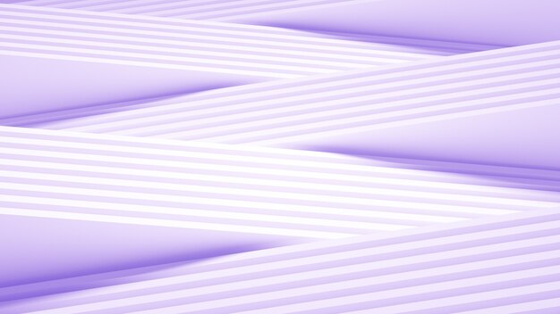 Fundo fosco com estampa tridimensional, ondas e listras. Ilustração 3D, renderização em 3D.
