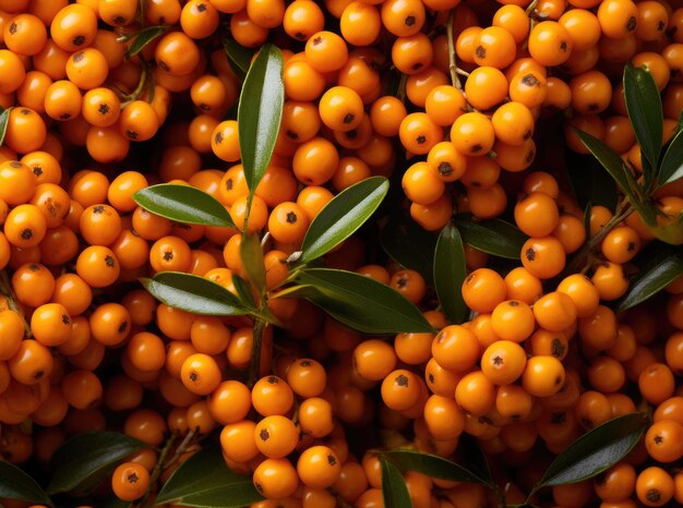 Fundo fresco da baga do seabuckthorn