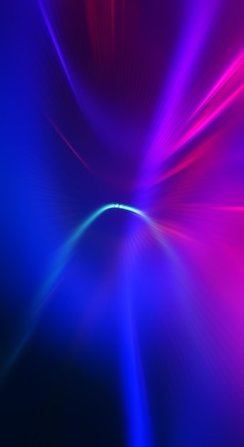 Foto fundo futurista abstrato escuro com brilho de néon ultravioleta