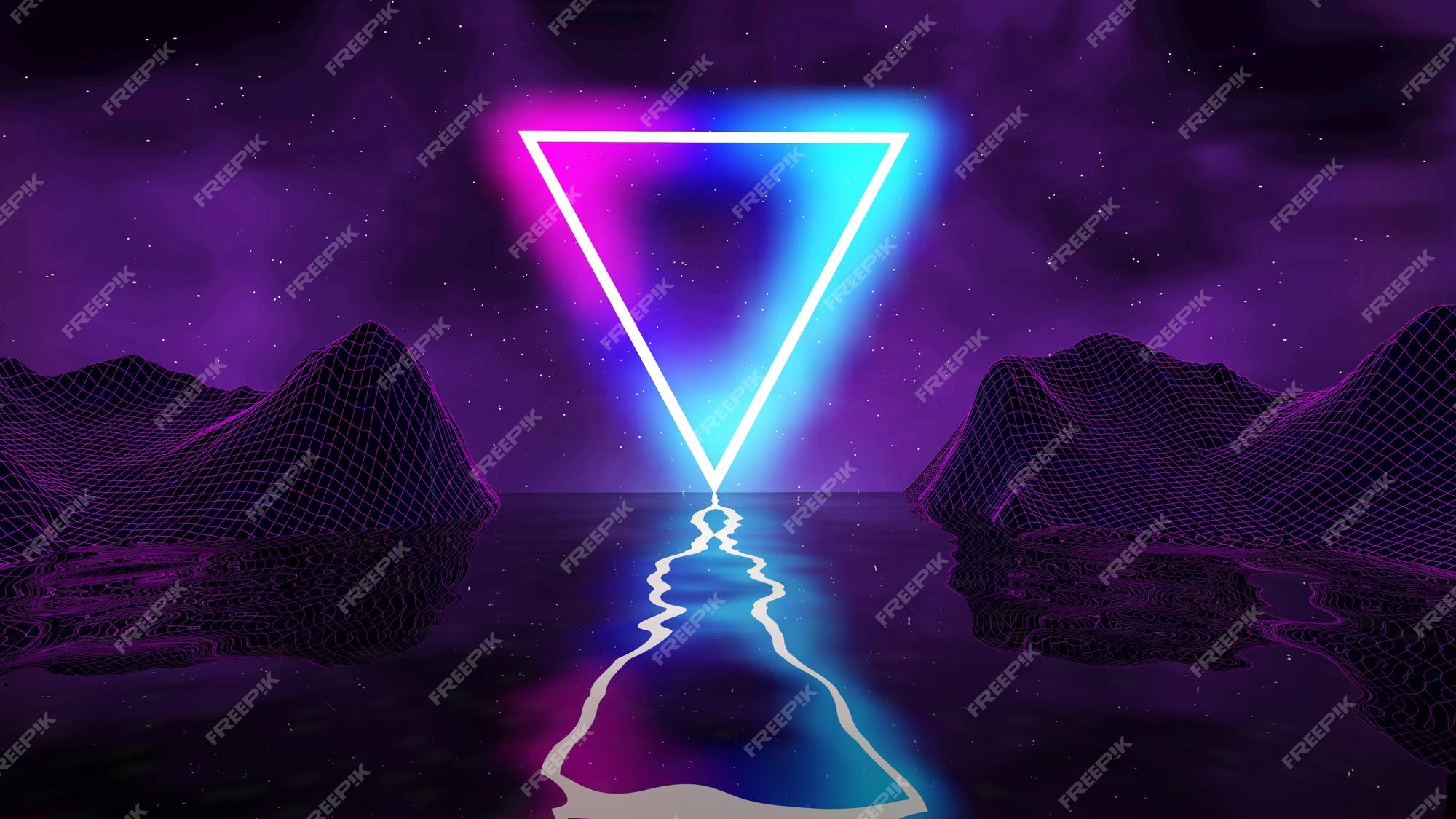 Fundo futurista retrô para música de jogo d dance galaxy poster s