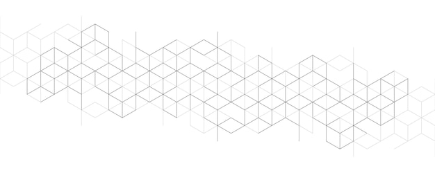 Fundo geométrico abstrato com padrão de forma poligonal de blocos isométricos