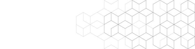 Fundo geométrico abstrato com padrão de forma poligonal de blocos isométricos