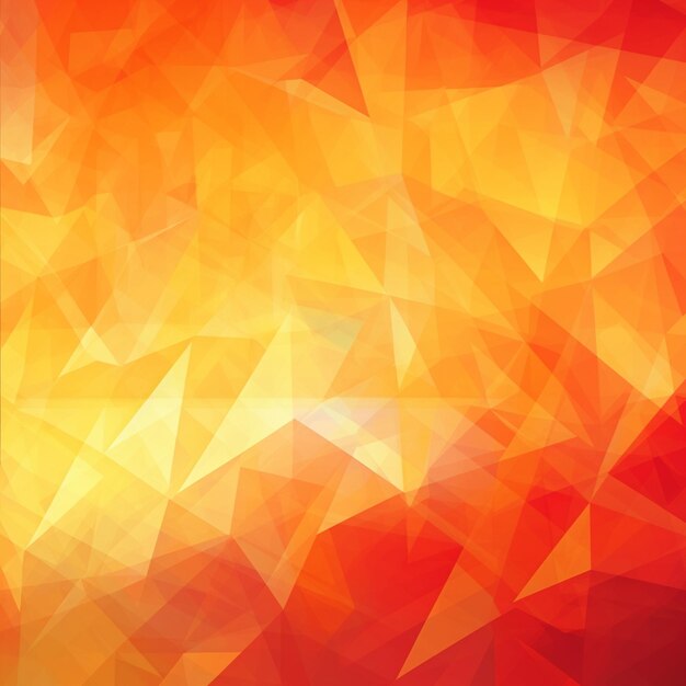 Fundo geométrico abstrato laranja