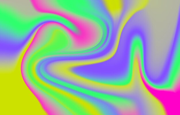 Fundo geométrico ondulado Composição de formas gradientes na moda. Fundo de fluxo colorido moderno Onda