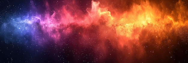 Fundo gradiente de cor rosa laranja roxo preto para banner HD