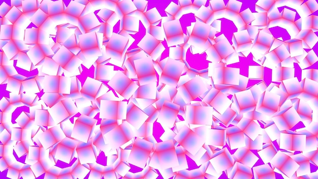 Fundo gráfico abstrato da renderização 3D de cubos rotativos