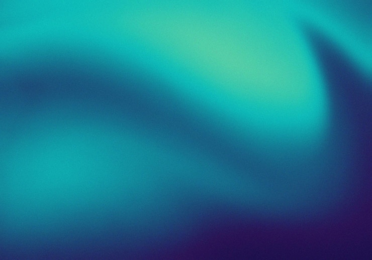 Foto fundo granulado abstrato verde e azul