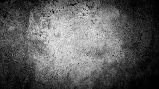 Fundo grunge de fundo de textura de parede preto e branco