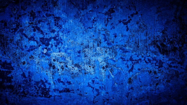 Foto fundo grunge de parede azul de fundo abstrato