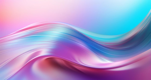 Fundo holográfico abstrato em cores rosa e azul