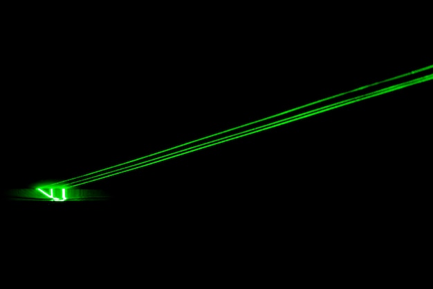 Fundo horizontal de laser óptico