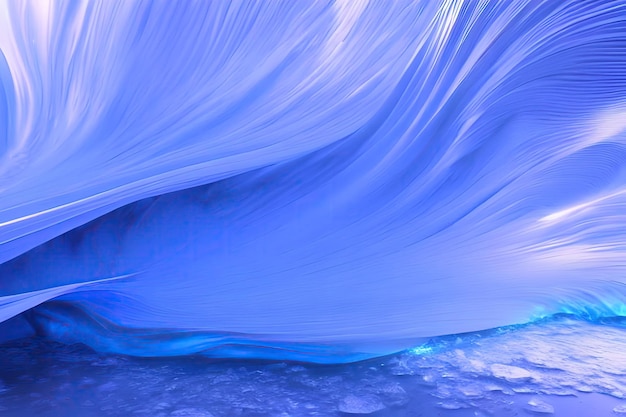 Fundo impressionante azul e roxo do gelo