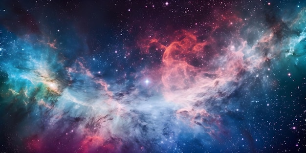 Fundo incrível da nebulosa