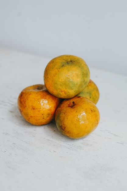 fundo indonésio de fruta laranja fresca